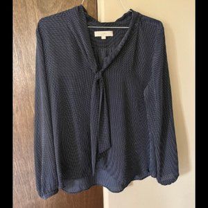 LOFT Polka Dot Blouse